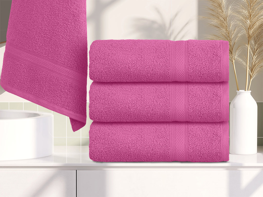 CLARYSSE ELEGANCE törölköző 60x110 cm rózsaszín, 100% pamut akciós termékkép 1