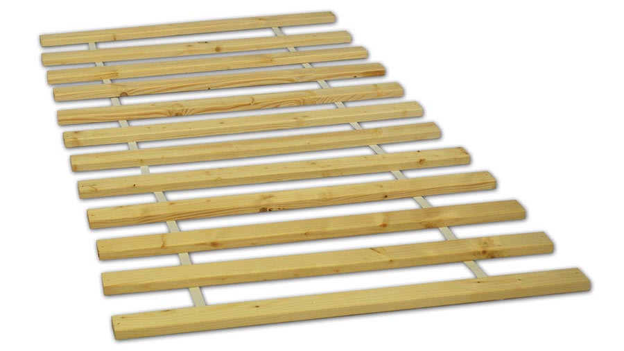 Textil borítású léces ágyrács 90 x 200 cm