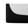 51446 6 jersey prosteradlo exclusive cerne 90 x 200 cm