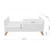 Hoppa junior bed 60x120 dimensions