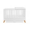 Hoppa cot bed 60x120 w changer drawer 01