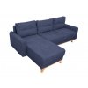 Tmavě modrá rohová sedací souprava ORANGE (Változat Bal sarok)
