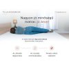 Profilozott hab matrac DELUXE 90x200 cm, 10 cm magas