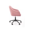56644 1 ruzove kancelarske kreslo maribo velvet