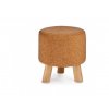 62157 kulaty korkovy taburet cork