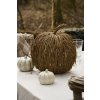 Kameninová dýně PUMPKIN STANDING Ø10 cm krémová do interiéru