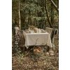 Elegantní kameninová dekorace dýně PUMPKIN STANDING Ø10 cm krémová