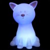 LED noční světlo CATTY, bezdrátové a měnící barvy. Perfektní doplněk pro dětský pokoj a skvělý dárek.