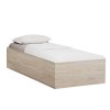 Postel BELLA 90 x 200 cm, dub sonoma s přírodním vzhledem