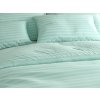 Kvalitní hotelové povlečení JASMINE mentolové – proužek 2 cm