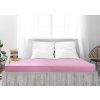 Kvalitní růžové prostěradlo ALVORA 90 x 200 cm z měkkého jersey