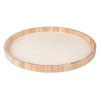 Kulatý dřevěný podnos TIMBER RING – elegantní doplněk do kuchyně