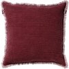 Dekorační povlak na polštář BURTO MERLOT 45x45 cm – luxusní vínová elegance