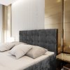 Stylová boxspring postel GLORIEN VELVET 140x200 cm s elegantním čalouněním