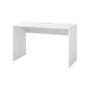 Moderní psací stůl NEVY 120x60 cm bílý s úložným prostorem na kabely