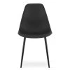 Moderní černé židle OSAKA – sada 2 ks s černými nohami