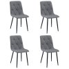 Jídelní židle LIBRA šedá s černými nohami pro moderní interiér