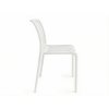 Bílá plastová židle TREGO – stylový doplněk do interiéru i exteriéru