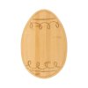 Bambusové servírovací prkénko EGGUNO 20x30 cm ve tvaru vajíčka