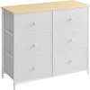 Komoda se zásuvkami HESTO 80x71 cm bílá pro praktické uložení