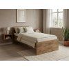 Postel ELISA 90 x 200 cm, dub artisan