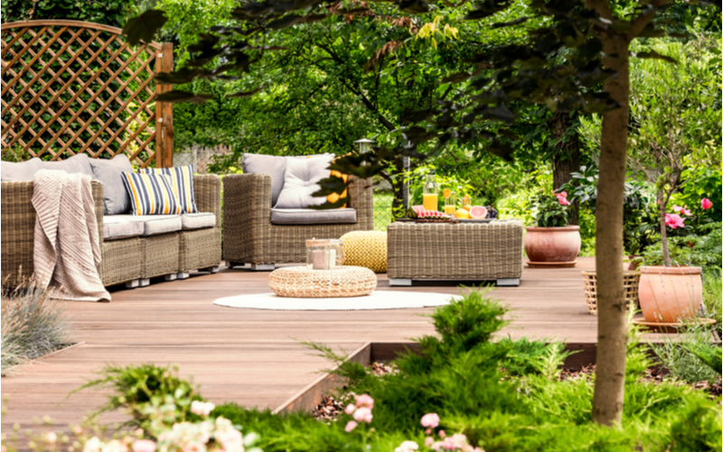 Grădina de vară în stil SCANDINAV