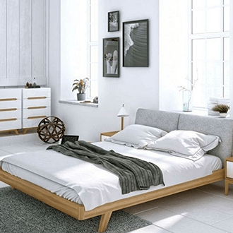 Dormitor in stil scandinav