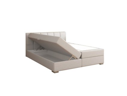 13793 2 svetle seda boxspringova postel riana komfort 180 x 200 cm