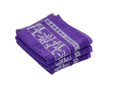 rucnik bamboo fialova