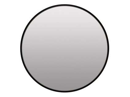 Černé kulaté zrcadlo TELA (Diametrul oglinzii 50 cm)