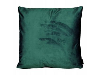 Husa de perna decorativa VELVET 40x40 cm, verde inchis