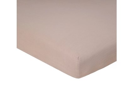 Dětské mušelínové prostěradlo SESAME béžové 70x140 cm z příjemného materiálu