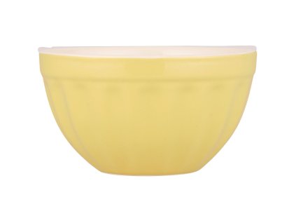 Žlutá keramická miska na müsli MYNTE LEMONADE s elegantním designem