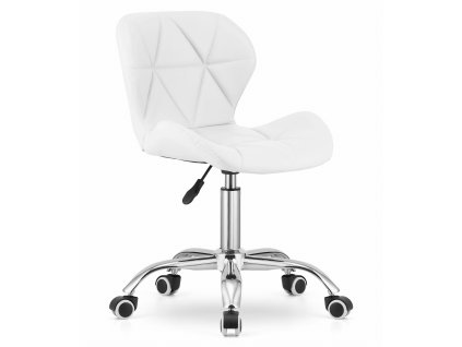 AKCE bílé kancelářské křeslo AVOLA z eko kůže II. jakost