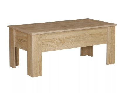 Stylový konferenční stolek RIWA dub sonoma s praktickou výsuvnou deskou