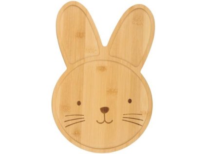 Bambusové servírovací prkénko BUNNOO 20x30 cm ve tvaru králíčka