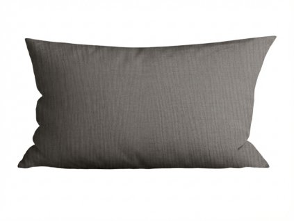 Šedý mušelínový povlak na polštář PURELY 40x80 cm pro klidný spánek