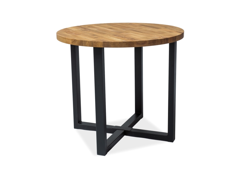 Masa Stejar / Negru ROLF 90