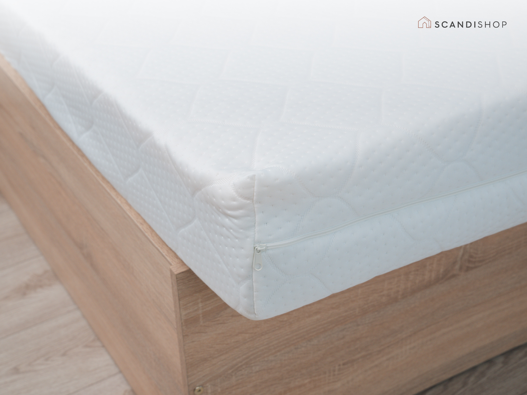 Saltea cu arcuri impachetate individual si fibra de cosos COCO MAXI 19 cm 80x200 cm Protectie saltea: FaRa protectie saltea