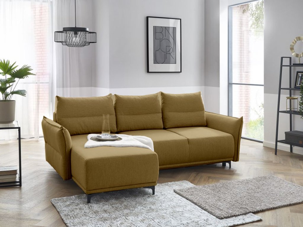 Coltar extensibil Culoare Miere SORRENTO Varianta de colt: Colt Stanga