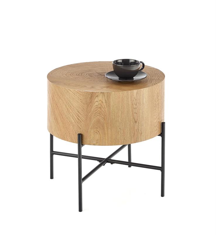 Masuta de cafea in decor de Stejar PARANA S 45x45 cm