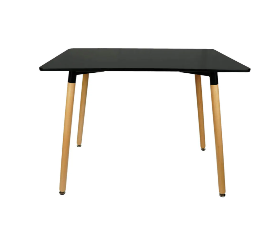 Masa dining neagra BERGEN 120x80 cm