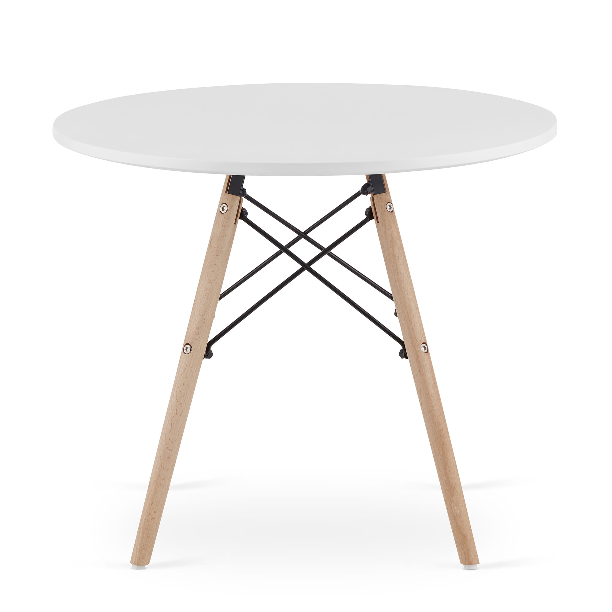 Masuta de cafea alb MAKSI 60x60
