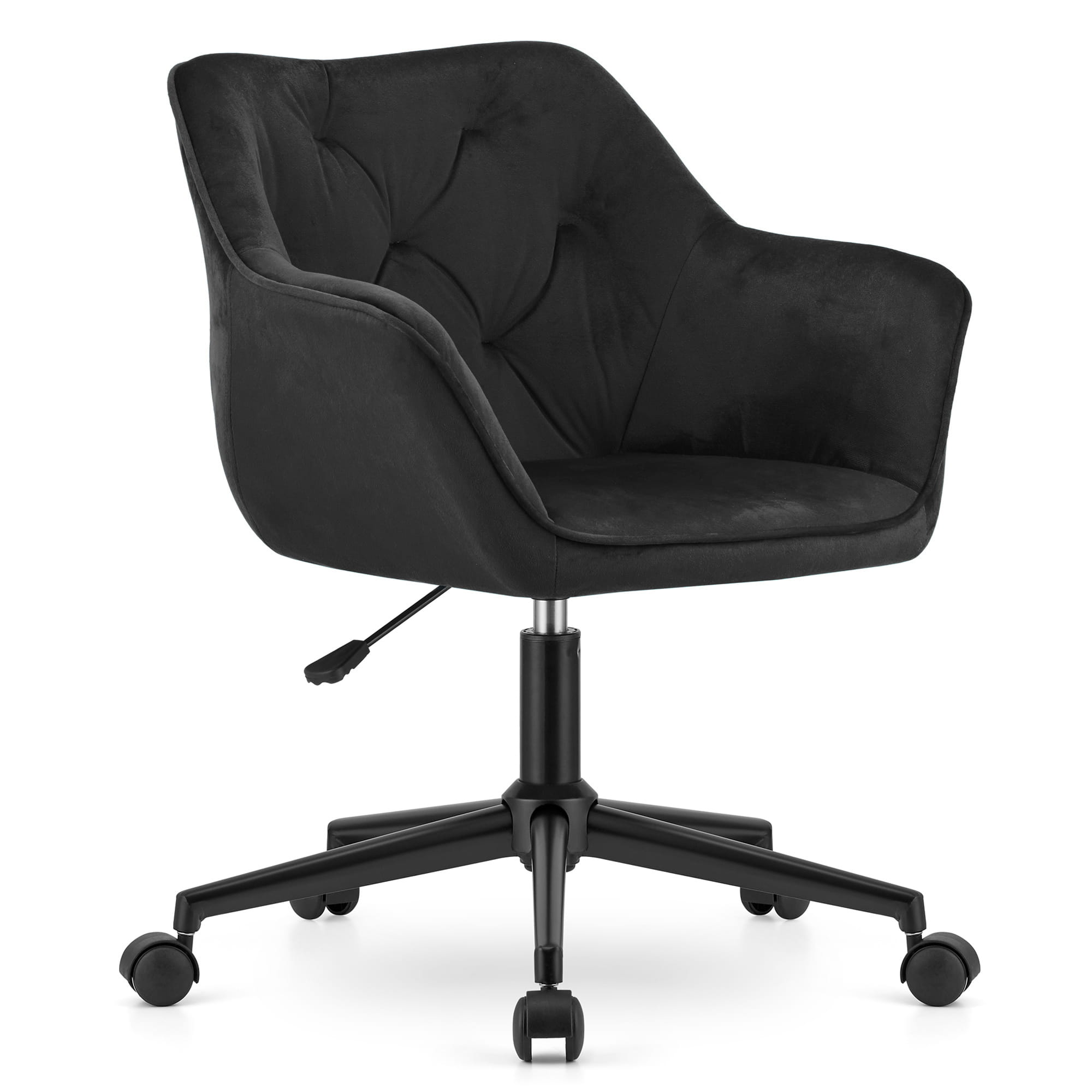 Scaun de birou catifea Culoare neagru COPA VELVET