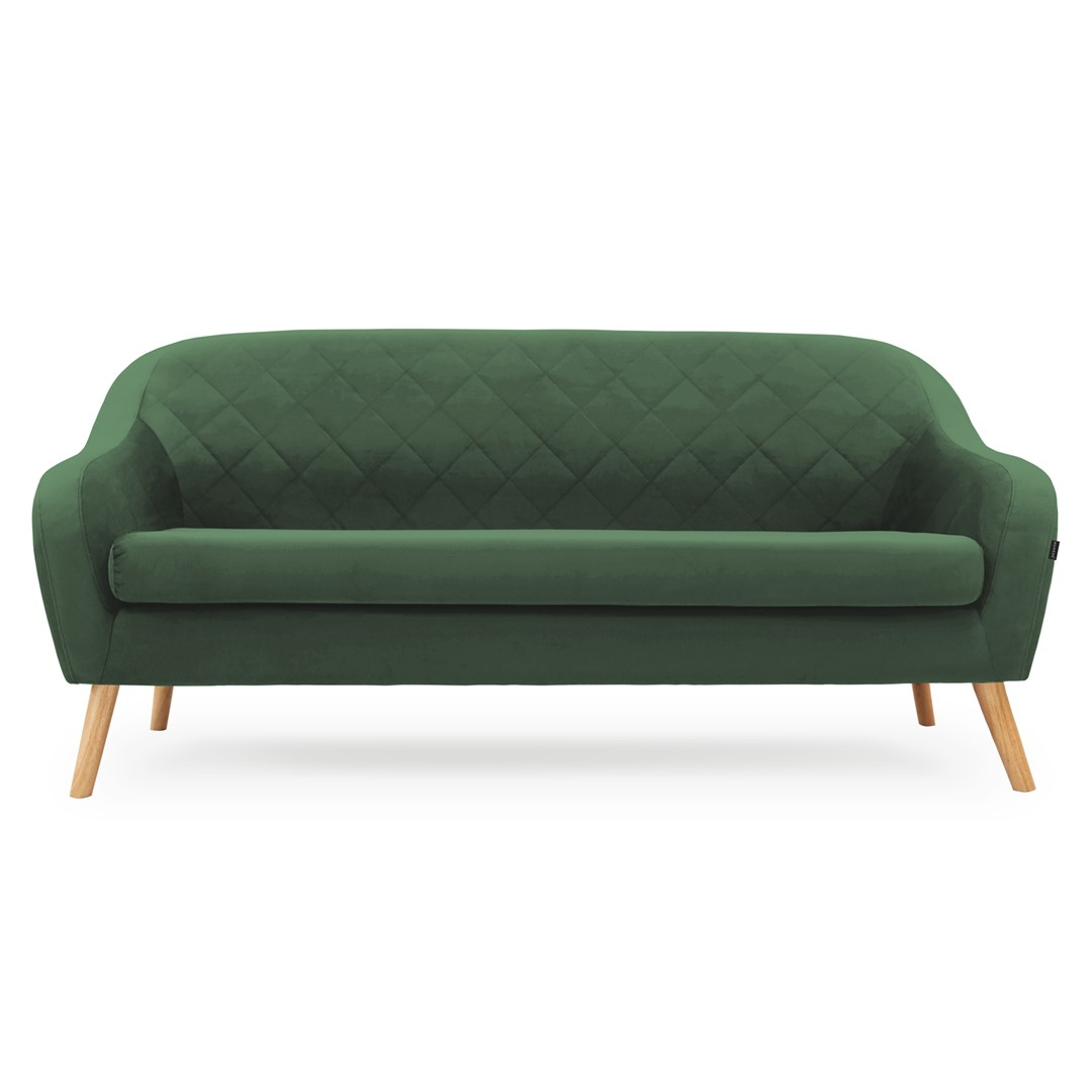 Canapea verde 3 locuri CORANTI VELVET