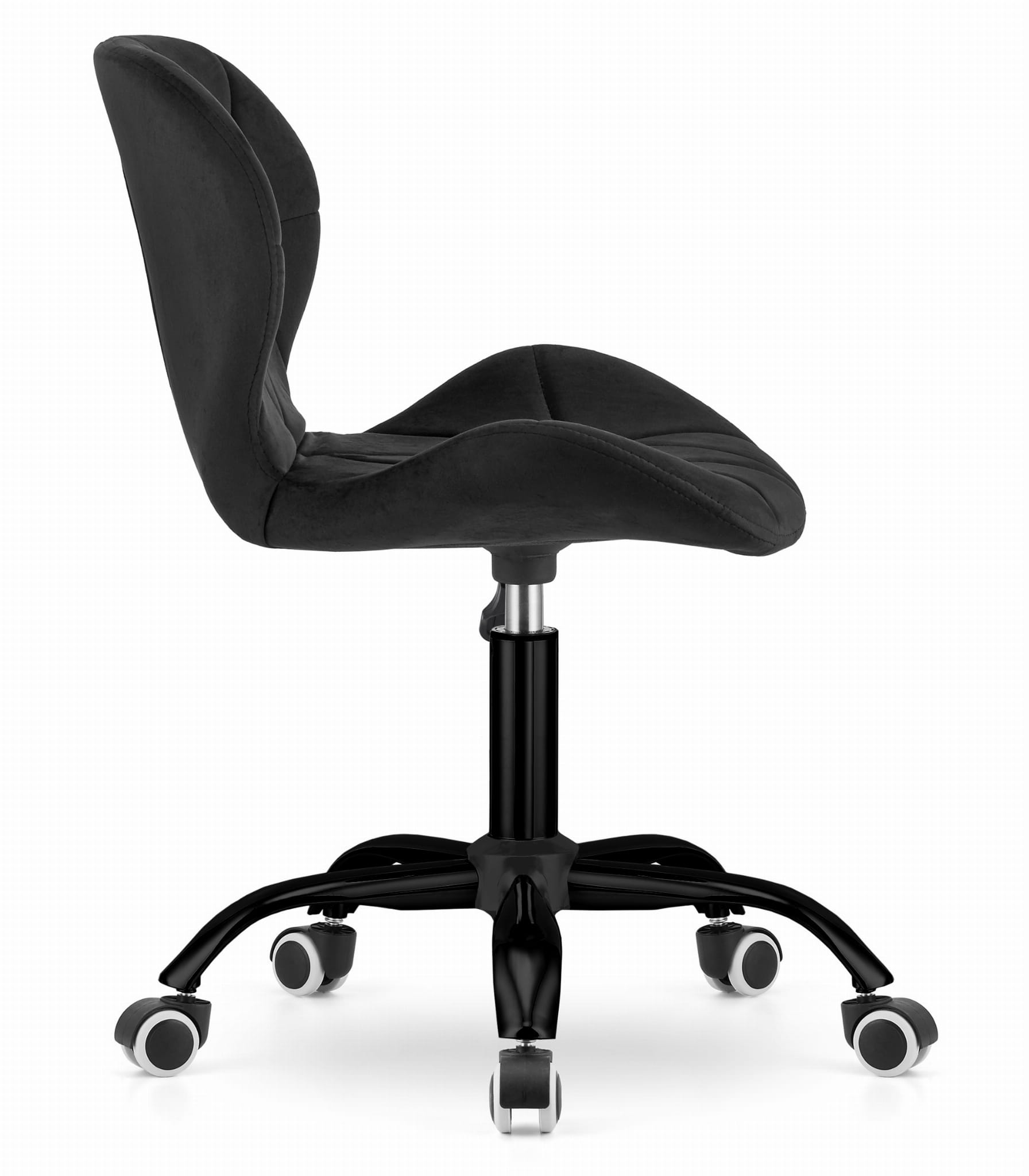 Scaun de birou negru NOTO VELVET
