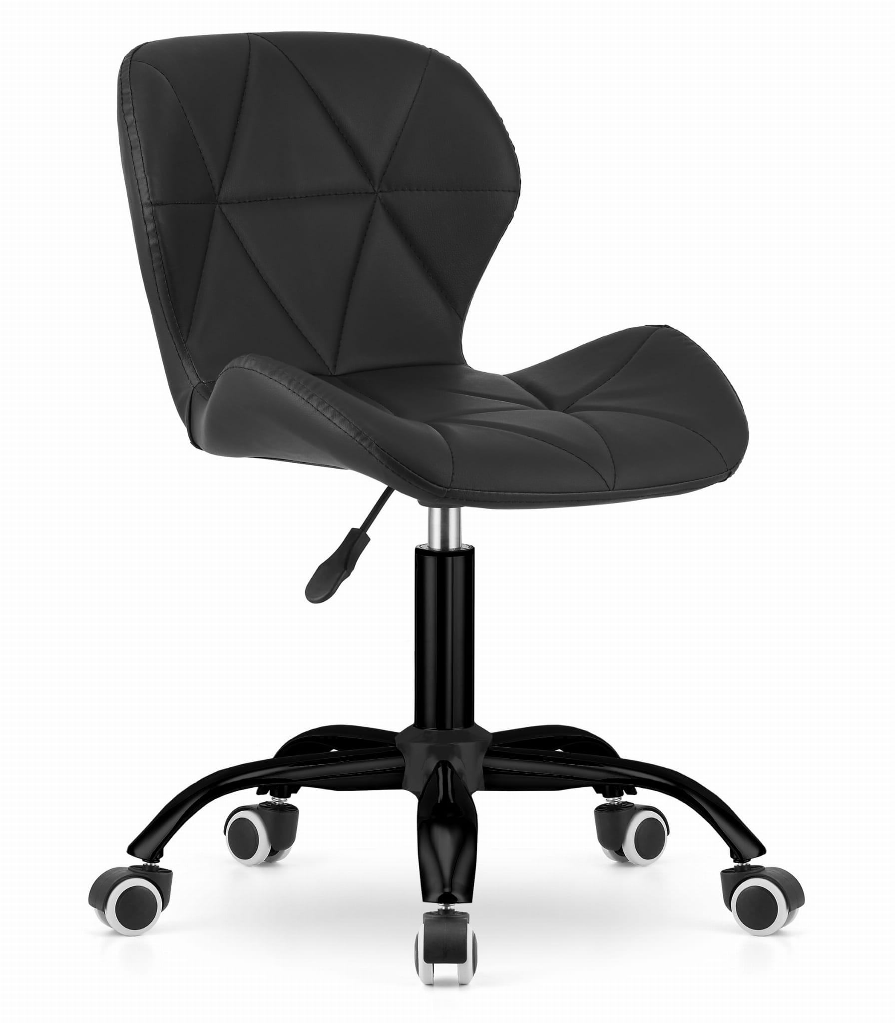 Scaun de birou negru NOTO din piele ecologica
