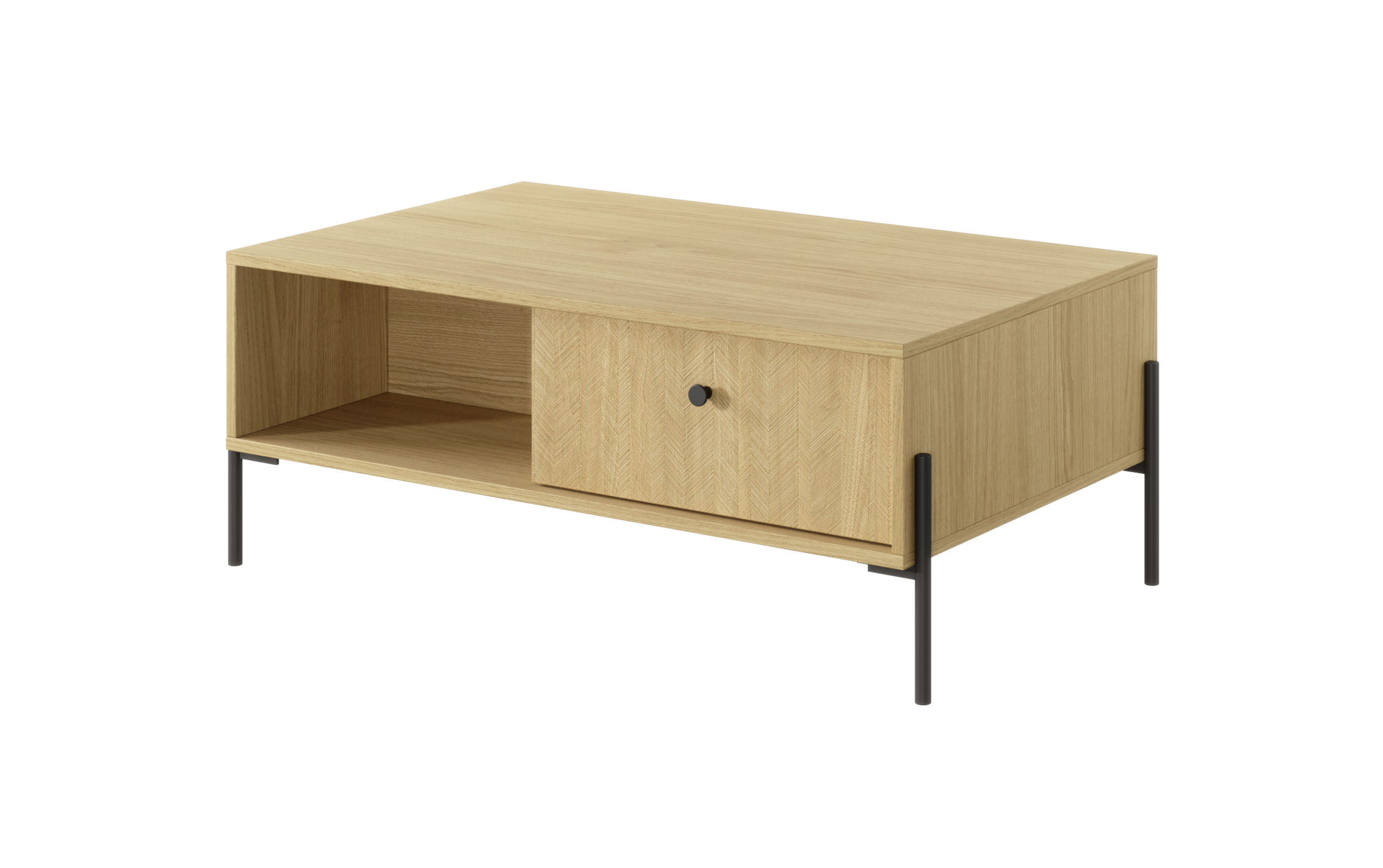 Masuta de cafea in decor stejar SCANDI 2S