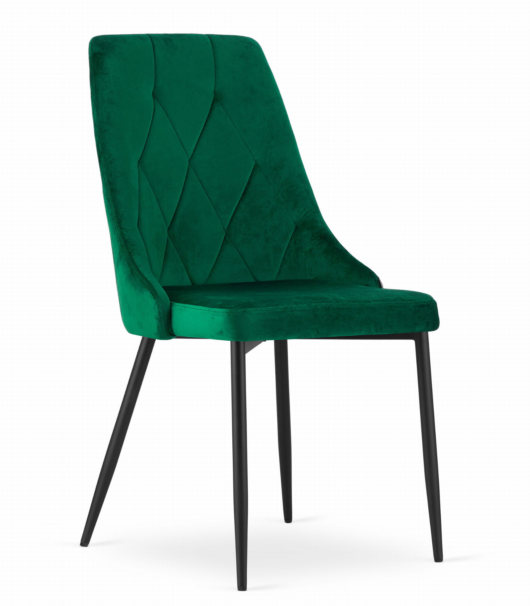 Scaun de sufragerie din catifea verde IMOLA