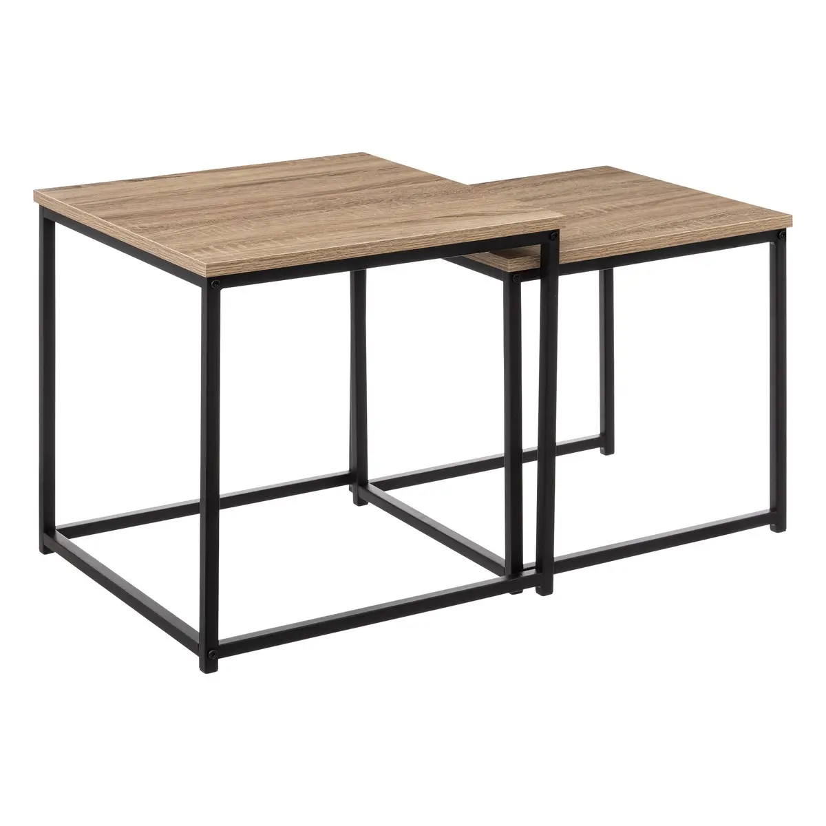 Set 2 masute de cafea in decor stejar ALIA